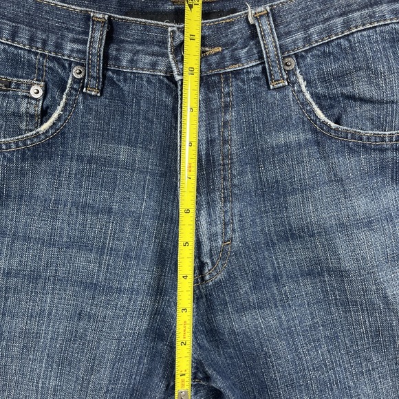 Calvin Klein Men's Blue Relaxed Straight Easy Fit Jeans W32  x L32 100% Cotton - Picture 7 of 11